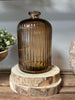 Glass Fluted Vase