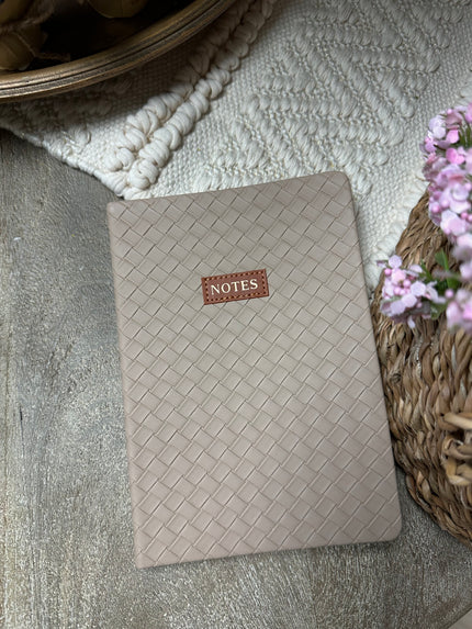 Basketweave Notebook