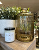 Glass Fluted Vase