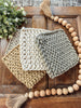 8 in. Square Crochet Potholder - Neutral Collection