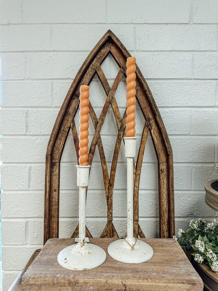 10 in. Twisted Taper Candle 2-Piece Set