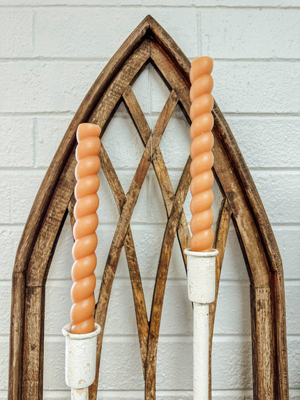 10 in. Twisted Taper Candle 2-Piece Set