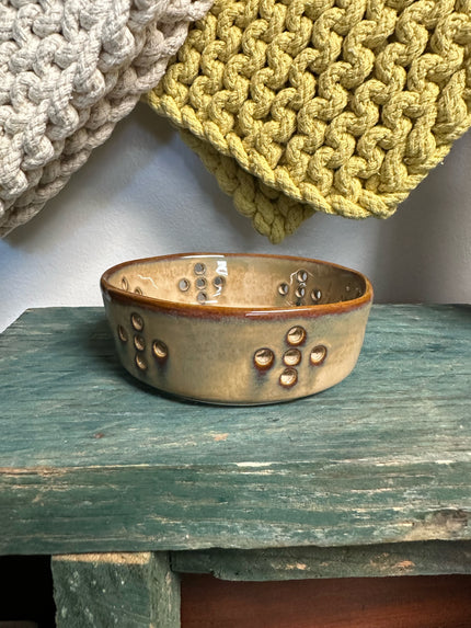 4 in. Round Stoneware Berry Bowl