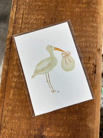 Stork Art Print