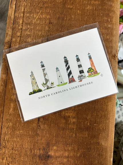 North Carolina Lighthouses Art Print