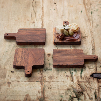 Wooden Charcuterie 4-Piece Set