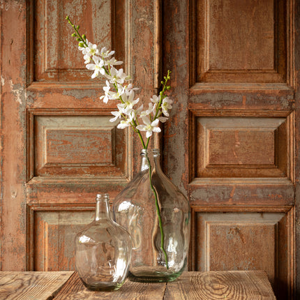 28 in. White Orchid Stem