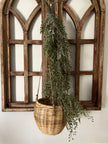 34 in. Mixed Sage Hanging Bush Hanging Garland 