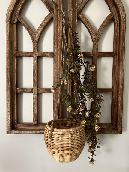 37 in. Bloomer Hanging Garland Sphere 