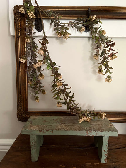 37 in. Bloomer Hanging Garland Sphere Beige 