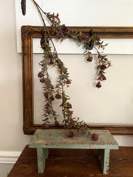 37 in. Bloomer Hanging Garland Sphere Purple 