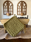 8 in. Square Crochet Potholder - Collection 12 Potholder 