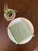 8 in. Square Crochet Potholder - Collection 12 Potholder DarkSeaGreen 