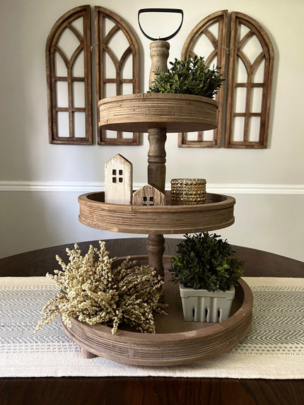 Ezra Tiered Tray Tiered Tray Natural 