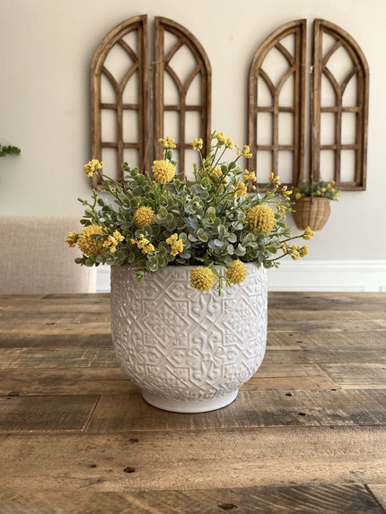 Floral Pattern Planter 