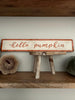 Metal Hello Pumpkin Sign Sign 