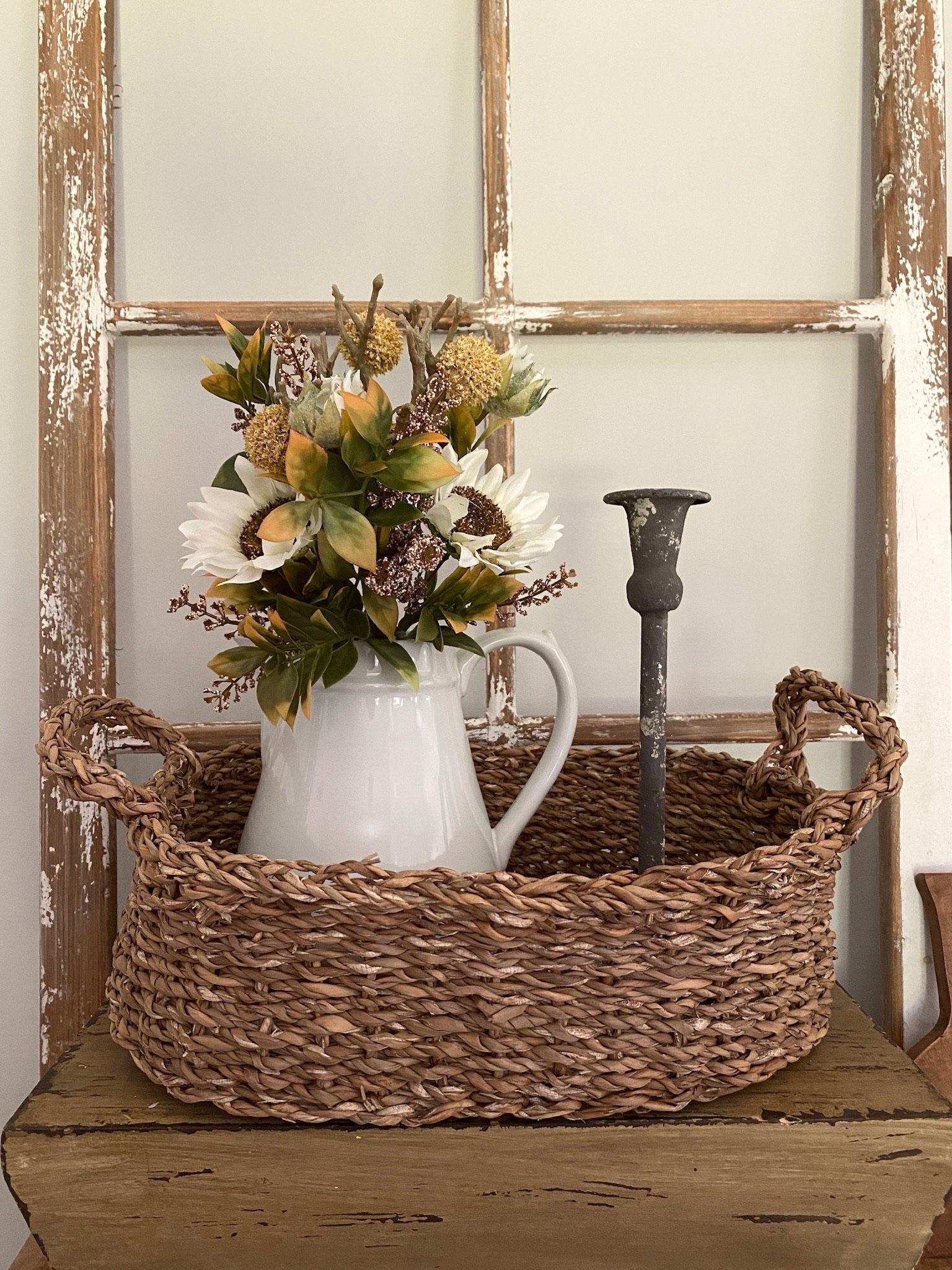 Natural Woven Seagrass Basket Set Basket 
