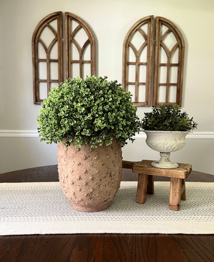 Oversized 12 in. Richland Boxwood Half Sphere 