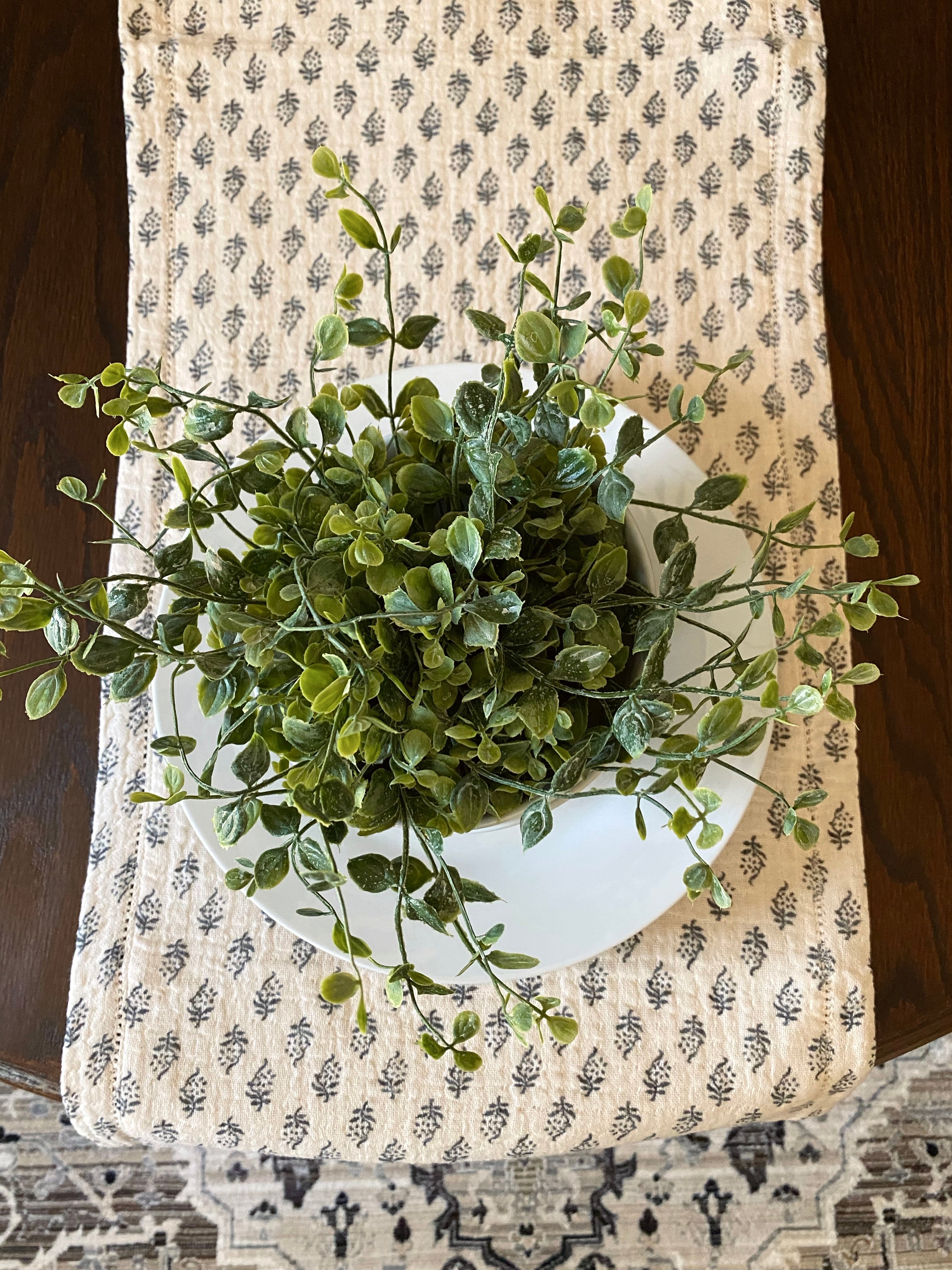 Printed Floral Table Runner Table Runners 