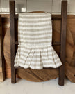 Ruffle Striped Tea Towel Set Kitchen Towel 