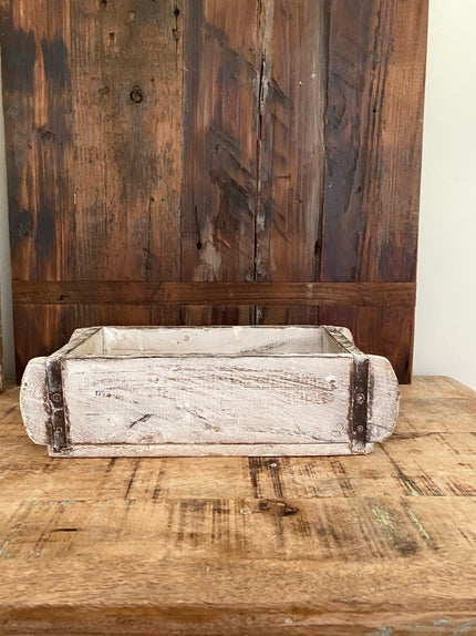 White Distressed Wood Brick Mould Brick Mould 